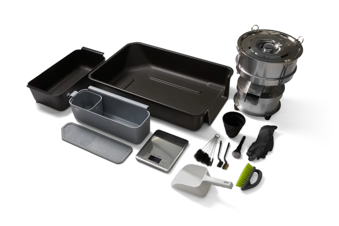 Fuse Depowdering Kit Workspace and Tools
